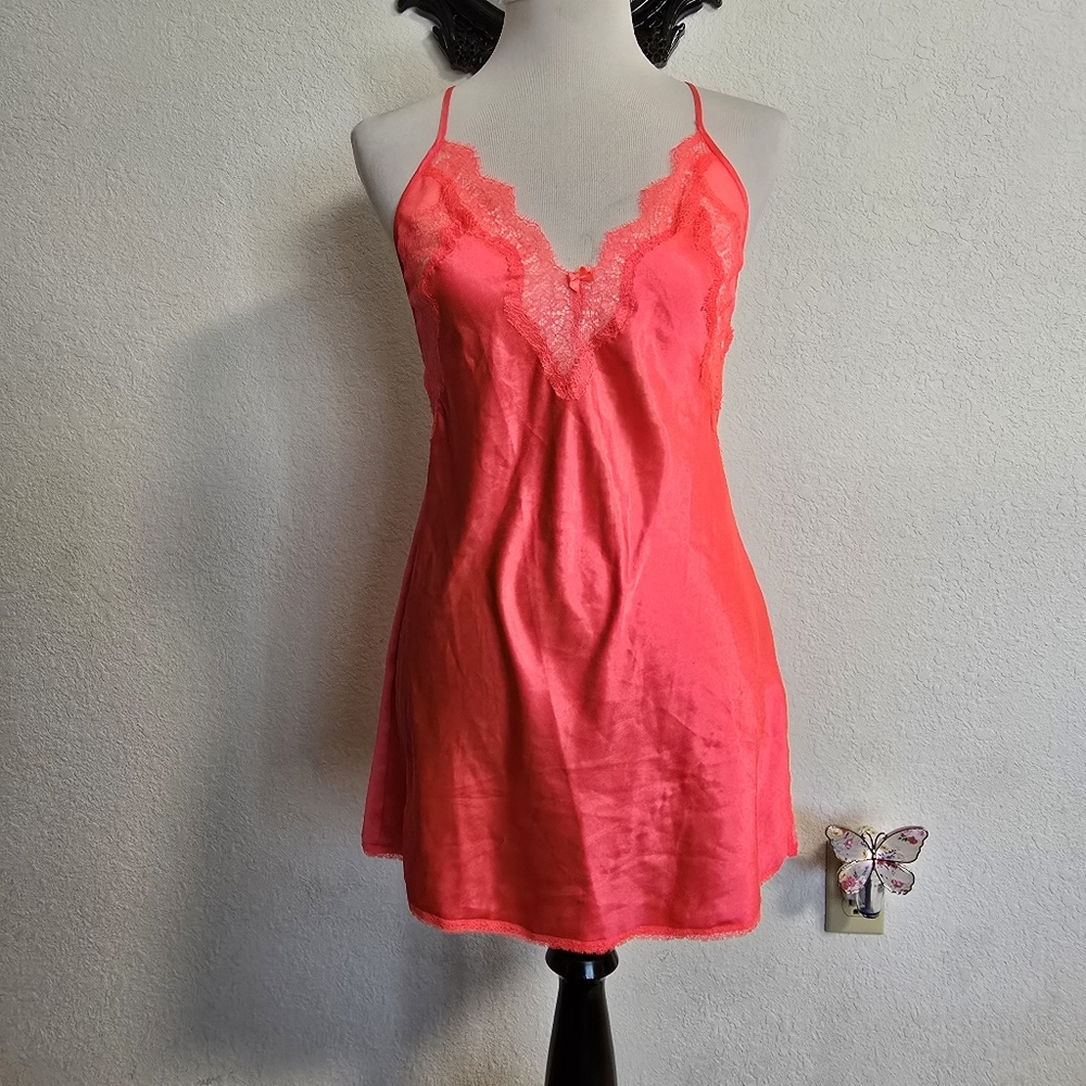 Victoria's Secret Hot Pink Chemise